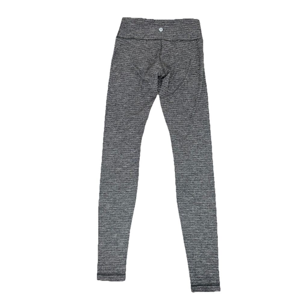 Lululemon Womens Leggings Size 6 Gray Space Dye Yoga Athletic - Picture 5 of 8